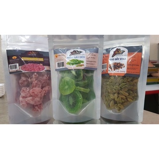 Trái cây sấy dẻo (nho, đào hồng, kiwi)