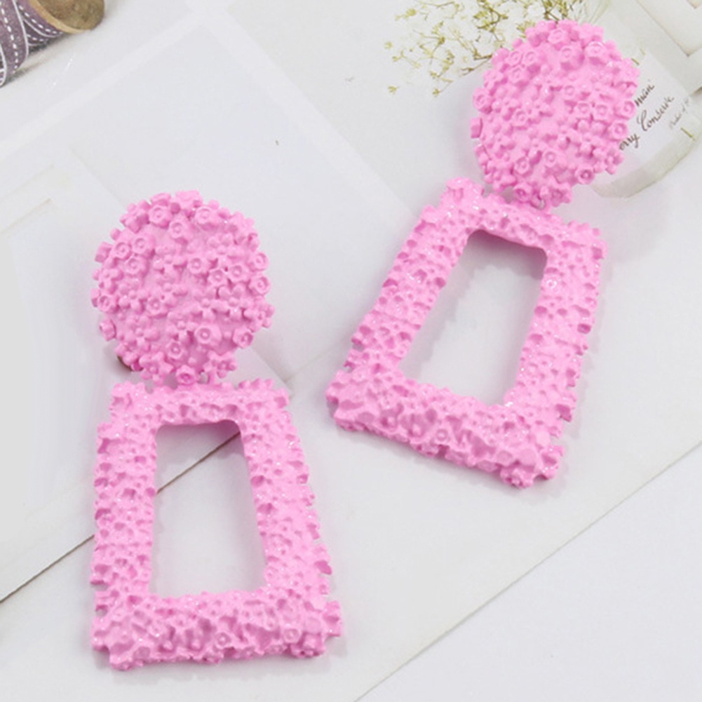 Hoa Tai Dáng Dài Hình Thoi Thời Trang Cho Nữ