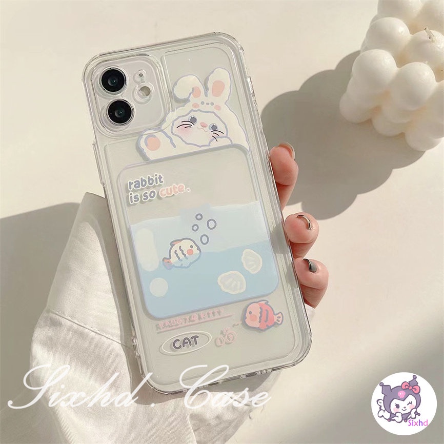 Ốp Lưng OPPO A17 A57 A77s A55 A16 A15 A15s A5s A3s A76 A95 A96 A74 A54 A55 A53 A33 A32 A9 A7 A5 A95 A92 A77 A52 A12 A17K Reno 8T 8Z 7Z 6Z 5Z F11 F9 sixhd Ốp Điện Thoại Mềm Chống Sốc In Hình Thỏ Dễ Thương Cho