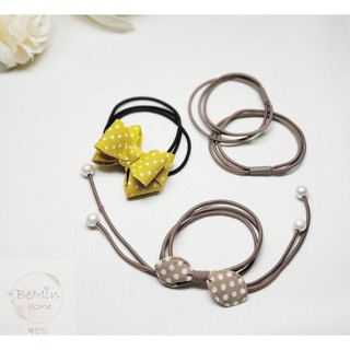 (ẢNH THẬT) Set 4 cột tóc Handmade Hàn Quốc Bemin