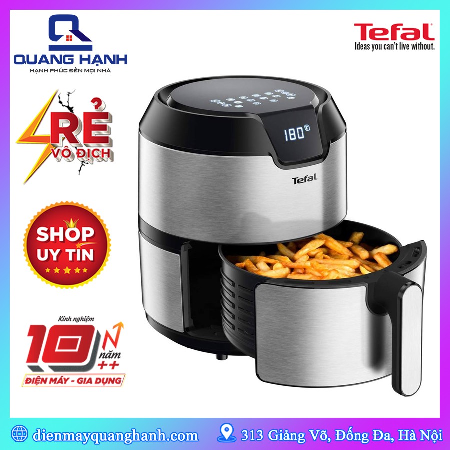 [Mã 44ELSALE2 giảm 7% đơn 300K] [Hàng chính hãng, Bảo hành 24 tháng] Nồi chiên không dầu Tefal EY401 EY401D EY401D15