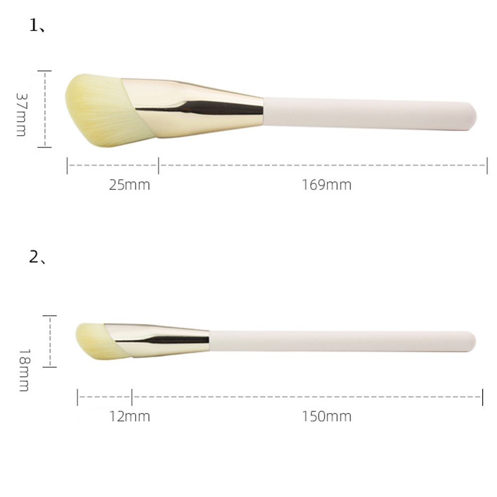 BLUEVELVET Girls Foundation Brush Portable Make up Tool Concealer Brush Synthetic Hair Women BB Cream Liquid Foundation Soft Finger Belly Makeup Brushes