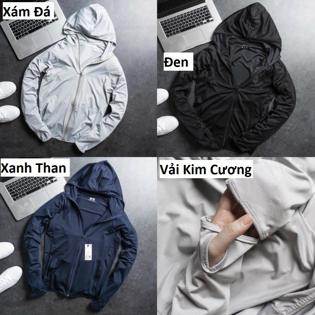 [Mã SKAMA06 giảm 8% TỐI ĐA 50K đơn250K] Áo Chống Nắng Nam Nữ Vải Kim Cương Chống Tia UV Thoáng Mát Mới Nhất 2020 AC51 | BigBuy360 - bigbuy360.vn