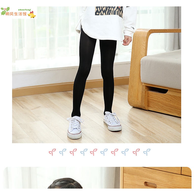 Set 3 Quần Tất Múa Mỏng Màu Trắng Thời Trang Xuân Thu Cho Bé Gái
