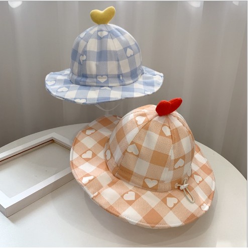 MUP06 : Mũ vành cho bé gái size  46-48cm