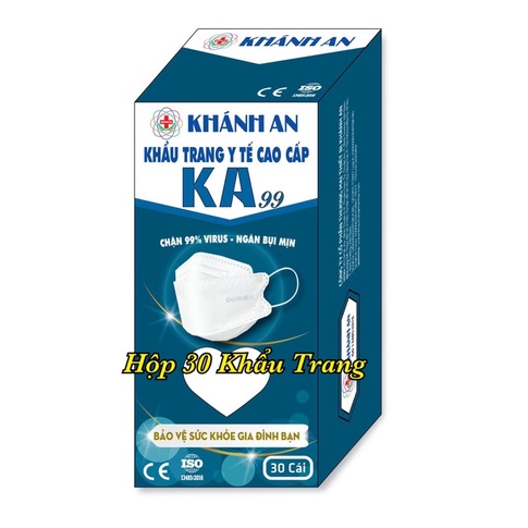 [Mã 2611THTRANG100K hoàn 10% xu đơn 99K] ( KA99) Khẩu Trang Kháng Khuẩn 4 Lớp 4D KA99 Cao Cấp Khánh An .