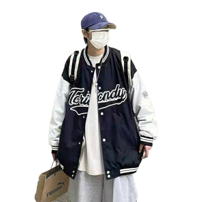 Áo Khoác Dù Bomber Unisex Phối Tay Cúc Bấm - ĐĂNG QUANG FASHION