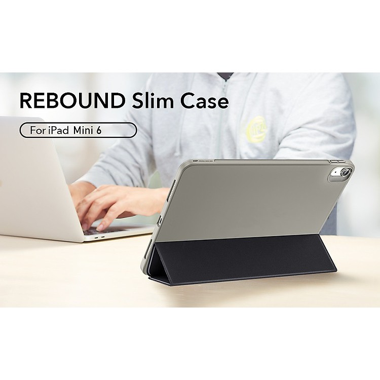 Bao Da Dành Cho iPad Mini 6 ESR Rebound Slim Smart Case - Hàng Nhập Khẩu.