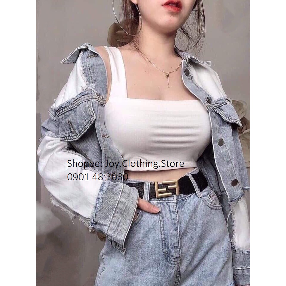 [HÌNH THẬT] ÁO HAI DÂY TRƠN BASIC, CROPTOP NGẮN NỮ ÔM BODY HOT GIRL ULZZANG HÀN QUỐC SWAG CHẤT 74