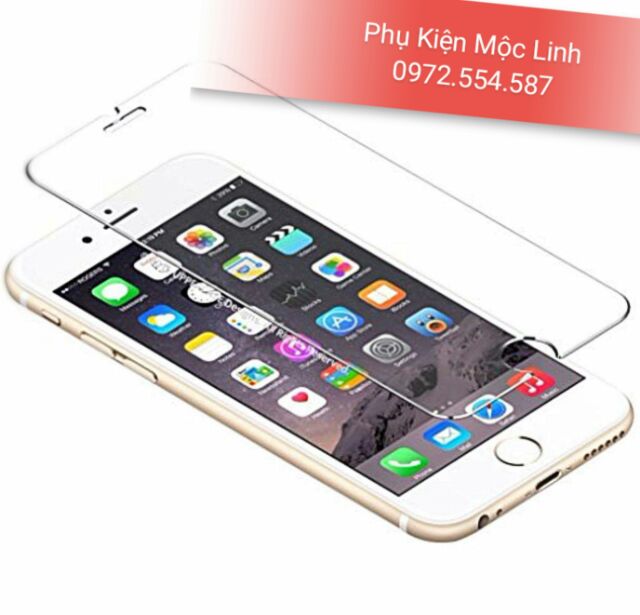 KÍNH IPHONE 11 | 12 | 13 | 14 PRO MAX  PLUS  XR XS X 8PLUS 7PLUS 8 7 6PLUS 6S 6 5 CƯỜNG LỰC KHÔNG FULL MÀN TRONG SUỐT