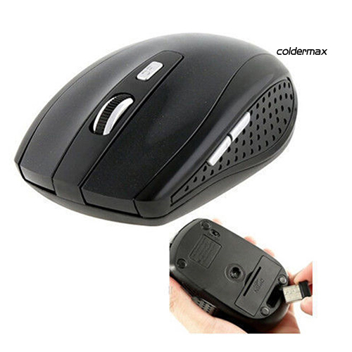 Chuột Quang Không Dây 2.4ghz + Đầu Thu Nhận USB Cho Laptop