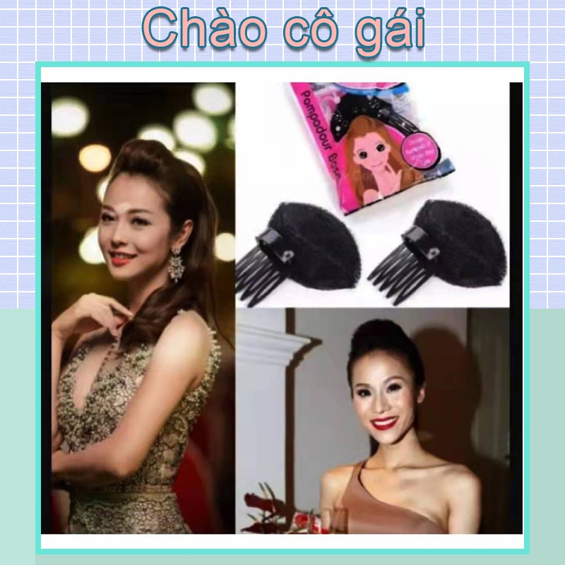 Tóc kẹp phồng phong cách hàn quốc