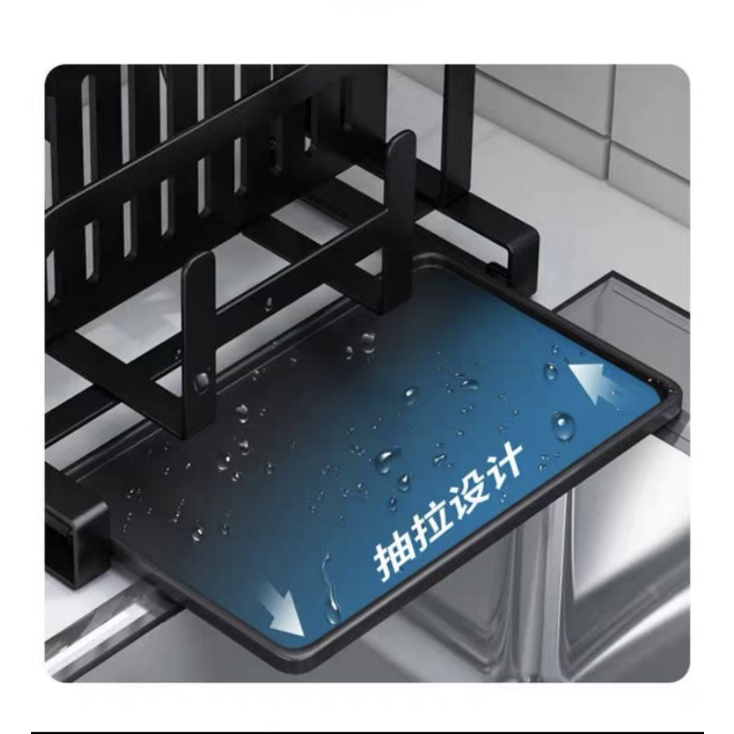 GIÁ ĐỂ DAO THỚT/ DỤNG CỤ NHÀ BẾP - KỆ ĐỰNG DAO THỚT NHÀ BẾP TREO TƯỜNG TIỆN LỢI KÈM KHAY HỨNG NƯỚC