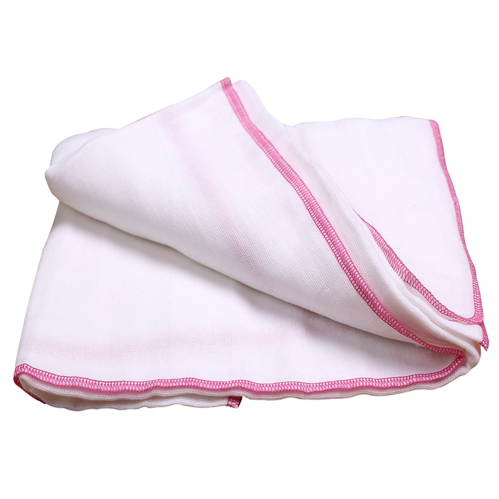 Túi 10 khăn sữa KiBa 4 lớp 100% cotton an toàn cho bé KIBA4 - KIBA Fashion