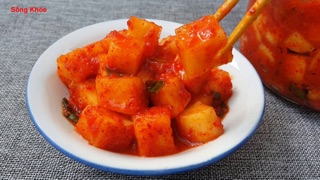 Kim chi củ su Hào giòn ngon 😋