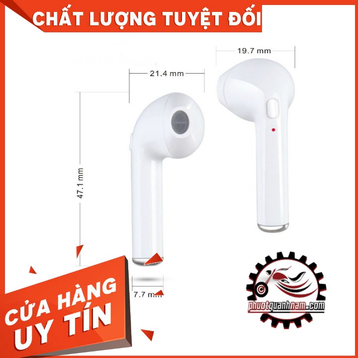 Tai nghe bluetooth không dây I7S cao cấp- công nghệ âm thanh 4.1 2019