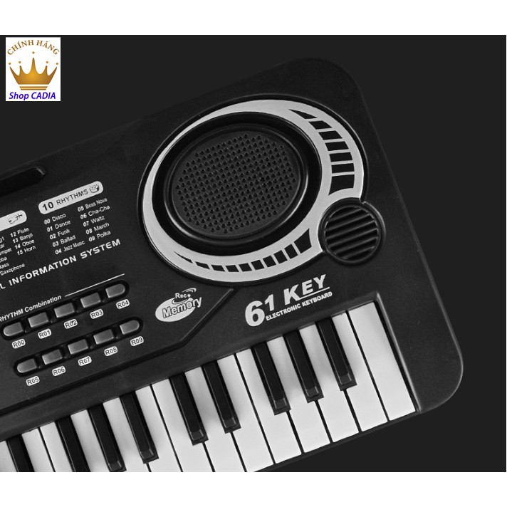 Đàn Piano Điện Tử 61 Phím Kèm mic Cho Bé tập