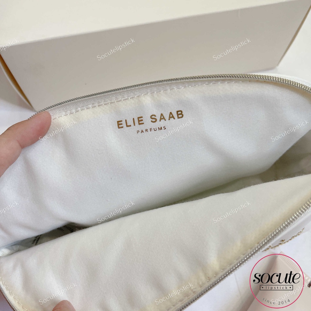 Túi Elie Saab Trắng Bi Vàng - MS43