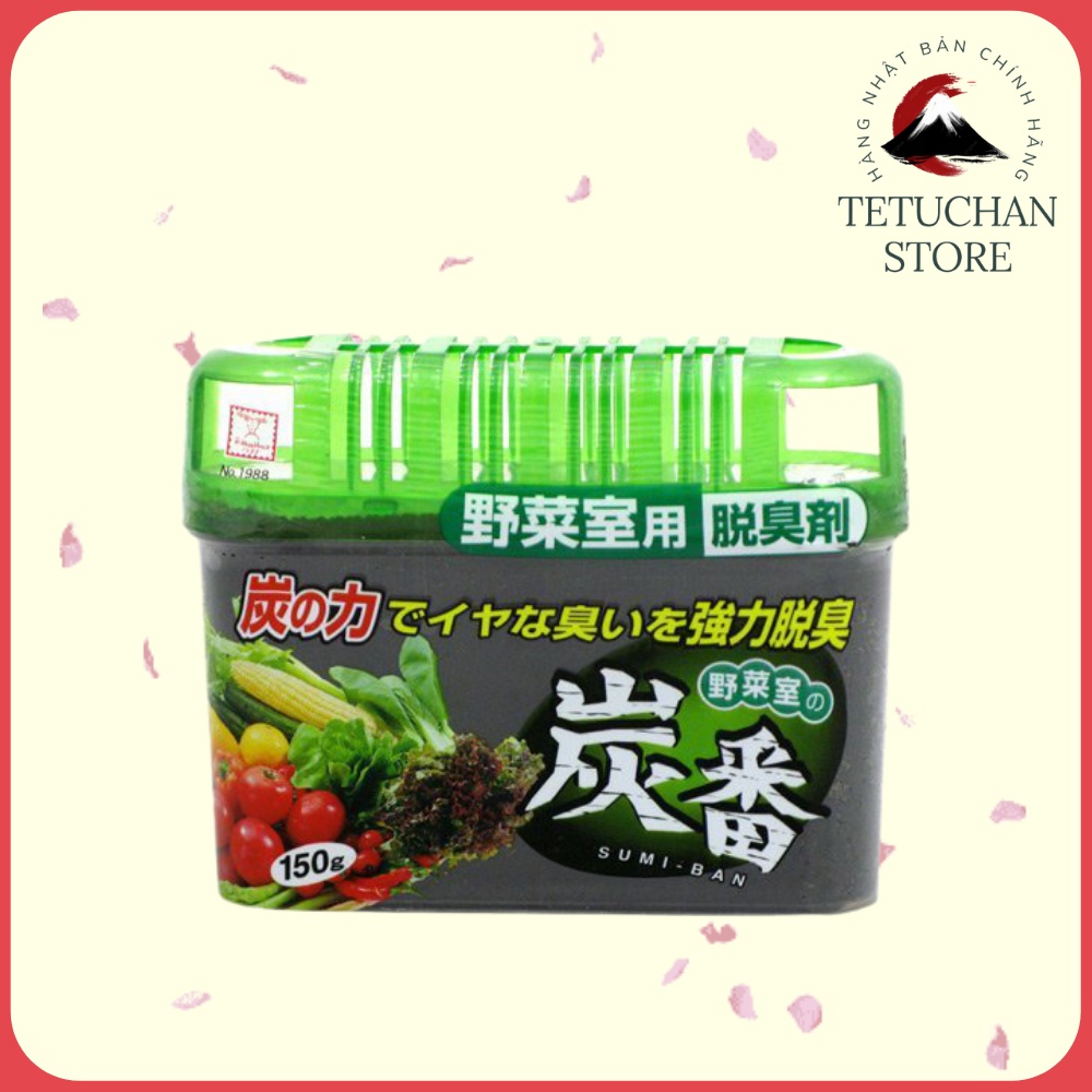 Khử mùi tủ lạnh hương trà xanh Kokubo khử mùi diệt khuẩn Nhật Bản - Tetuchan Store