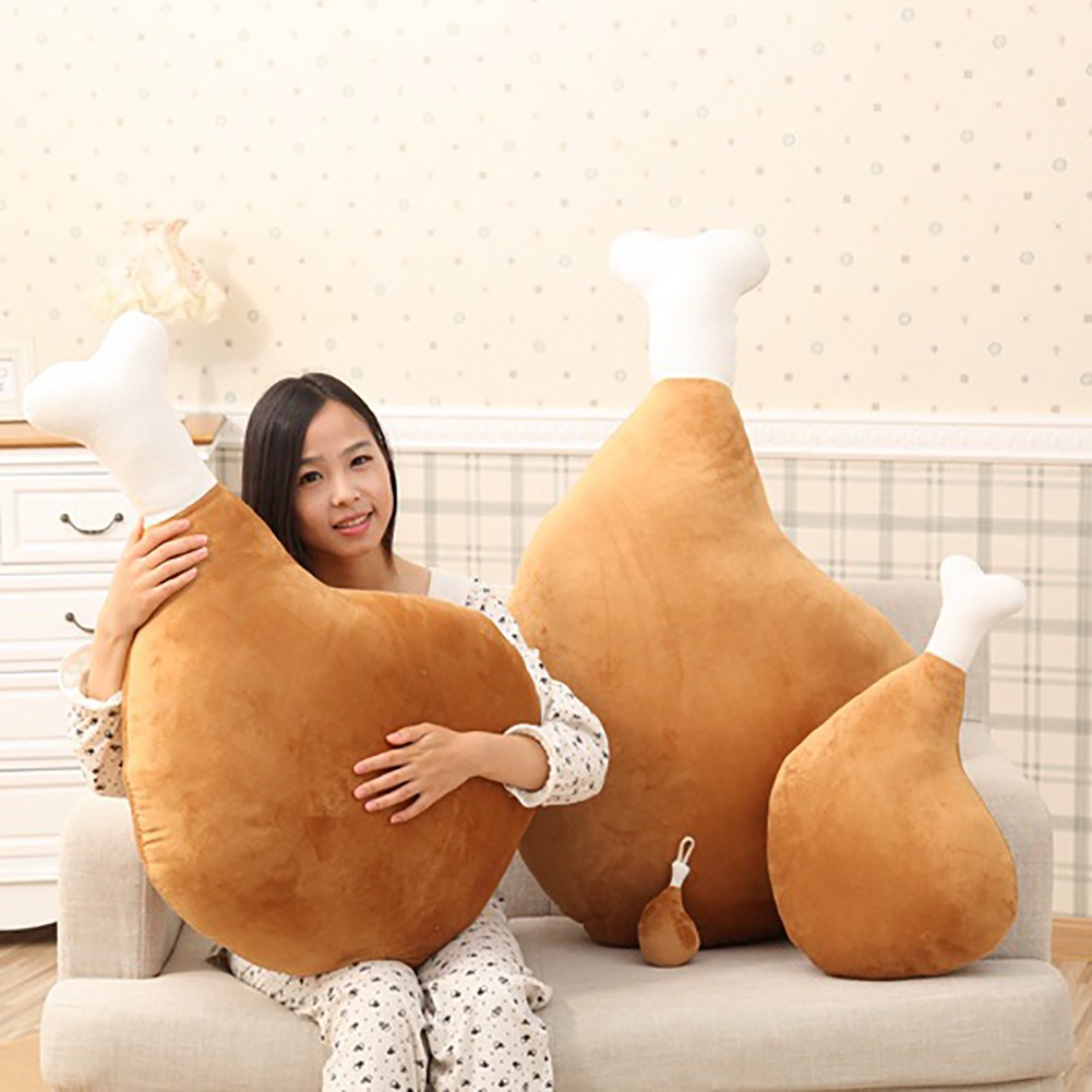 Đồ chơi nhồi bông Hình Đùi Gà 3d Mềm Mại Cho Bé