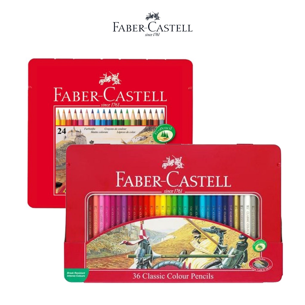 Chì Màu RL CLASSIC Faber-Castell - Hộp Thiếc