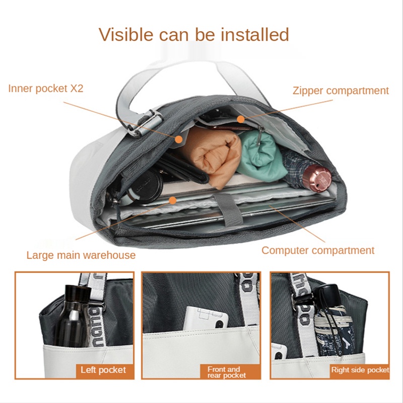 Evertoner Túi Đeo Chéo Đựng Laptop 13 14 15 Inch