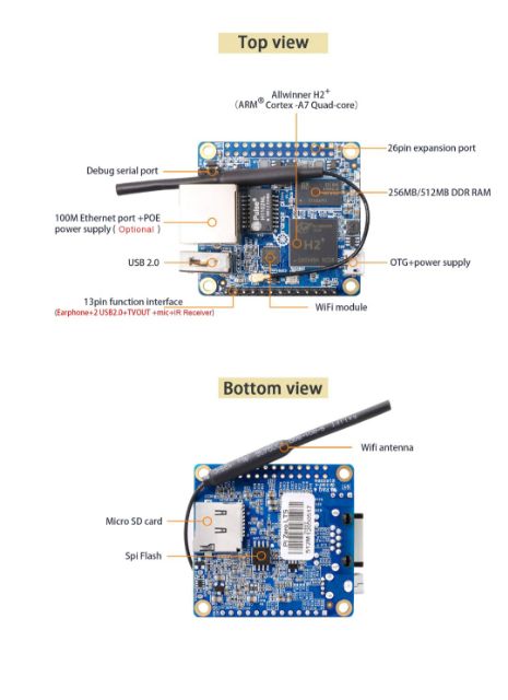 [Mã ELMS5 giảm 7% đơn 300K] Máy tính mini Orange Pi Zero LTS 512MB | BigBuy360 - bigbuy360.vn