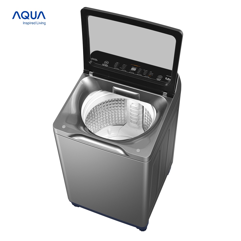 Freeship Toàn Quốc - Máy giặt cửa trên Aqua 9kg AQW-FR90GT.S
