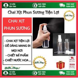 Chai Chiết Xịt Phun Sương, Lọ Xịt Dung Dịch, Chai Lọ Nhựa Chiết Mỹ Phẩm, Chiết Nước Hoa Tiện Lợi