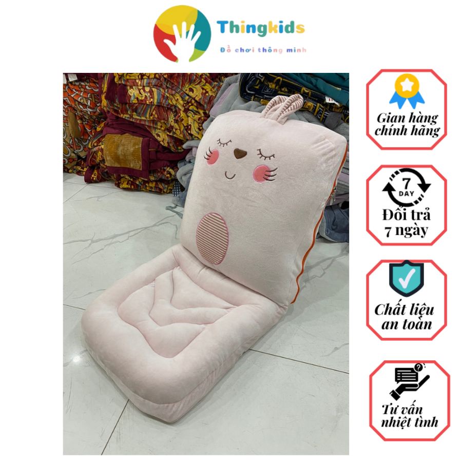 Ghế ngồi bệt tựa lưng tatami hình thú ngộ nghĩnh - Ghế Kiểu Nhật kích thước 1m*50cm - Thingkids
