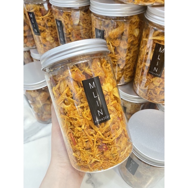 [150g] Da Heo Chiên Giòn Tỏi Ớt MLIN Hủ Nhôm | BigBuy360 - bigbuy360.vn