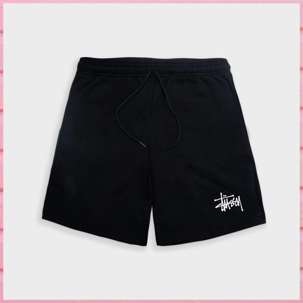 Quần short STUSSY nỉ cotton , Quần short nam