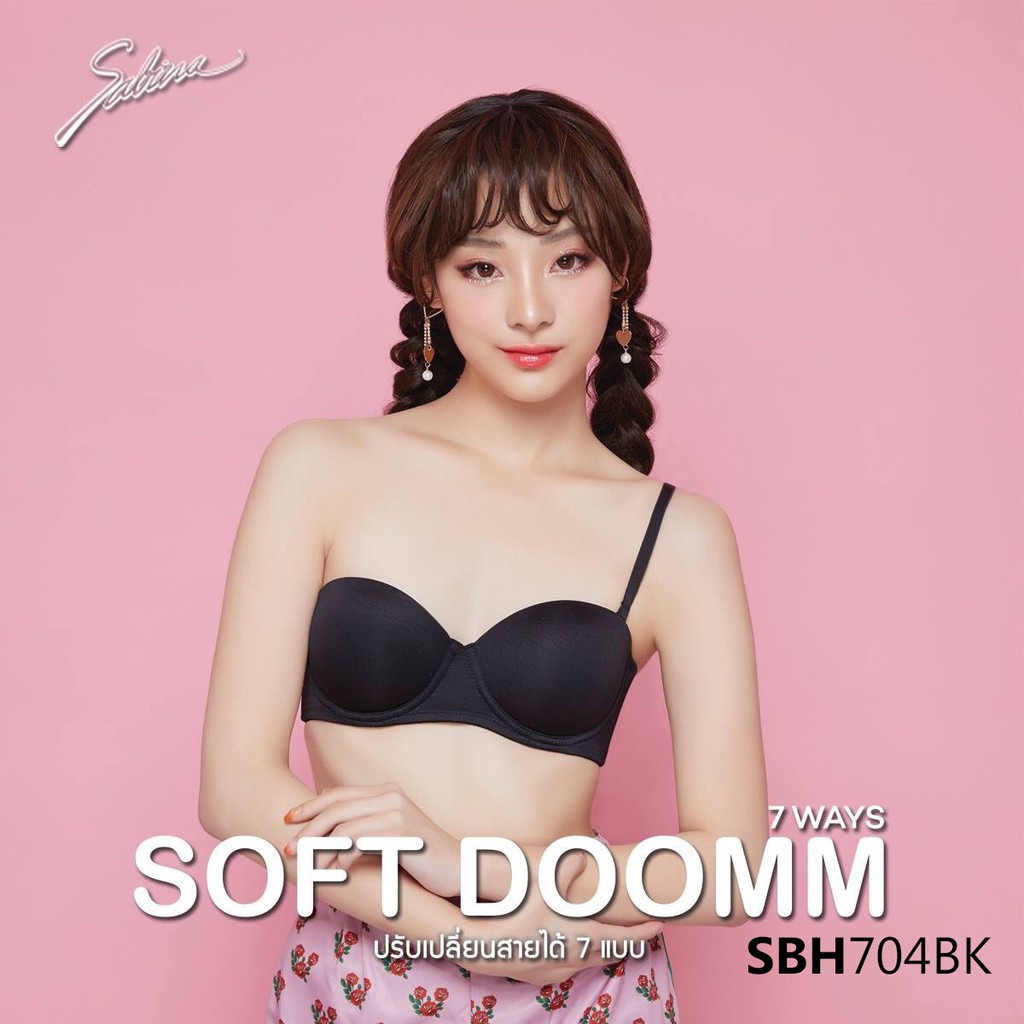 [Mã WABR1111 giảm 10% đơn 250K] Áo Lót Mút Vừa Nâng Ngực Tự Nhiên Chỉnh 7 Kiểu Dây Soft Doomm 7 Ways By Sabina SBH704 | BigBuy360 - bigbuy360.vn