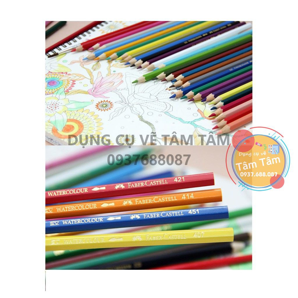 [ TÂM TÂM ]-Chì màu nước Faber Castell, Watercolour Pencils Faber Castell-