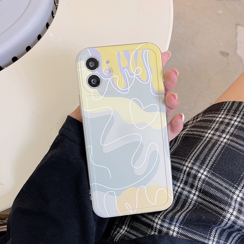 ốp iphone 11 Ốp điện thoại từ TPU họa tiết đơn giản cho iPhone 11 Pro Max X Xr Xs Max 7 8 Plus Se 2020 12 pro max 12 mini