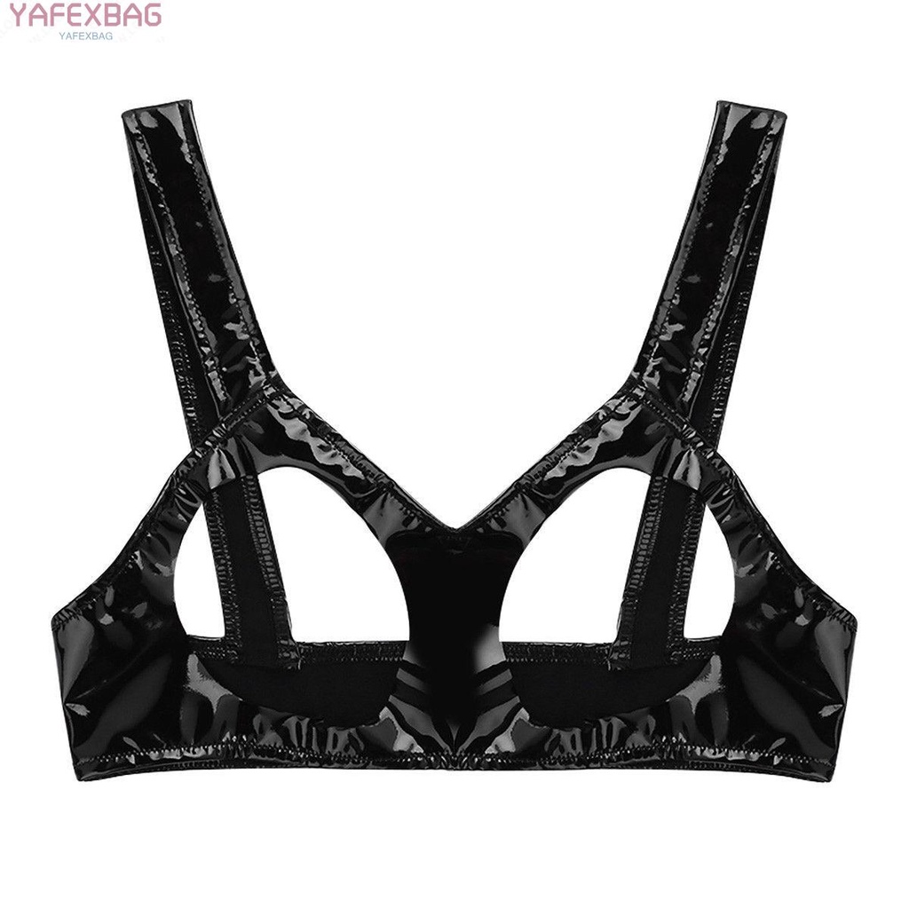 Ladies Women's Bra Wire free Casual Party Plus size Sexy Wetlook Clubwear