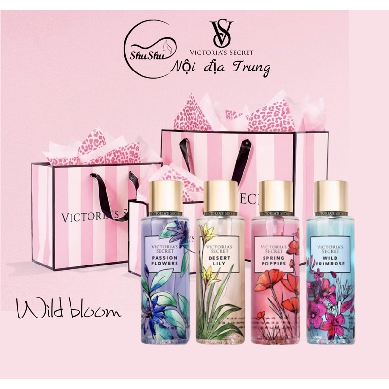 [ HCM SỈ ] Xịt thơm toàn thân Victoria Secret WILD BLOOM