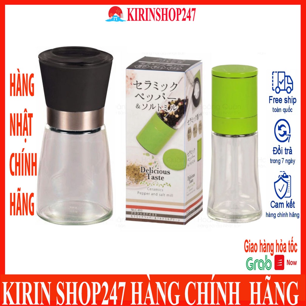 Dụng cụ xay tiêu lưỡi sứ cao cấp Hàng Nhập Khẩu Từ Nhật