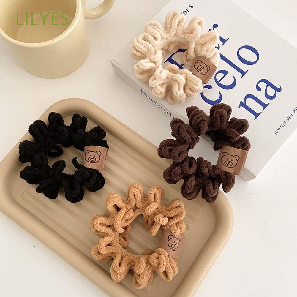 Dây Buộc Tóc Co Giãn Bằng Nhung Nhiều Màu Sắc Dành Cho Nữ