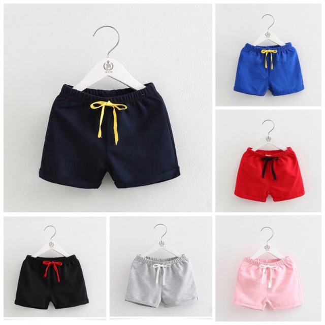 XẢ KHO Quần short cotton quần đùi cotton da cá quần soóc cho bé