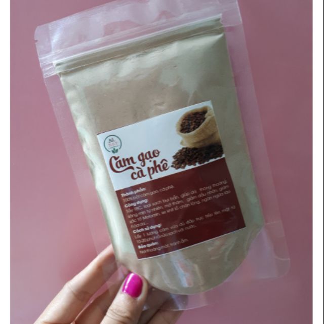 Bột Cám Gạo Cà Phê Handmade