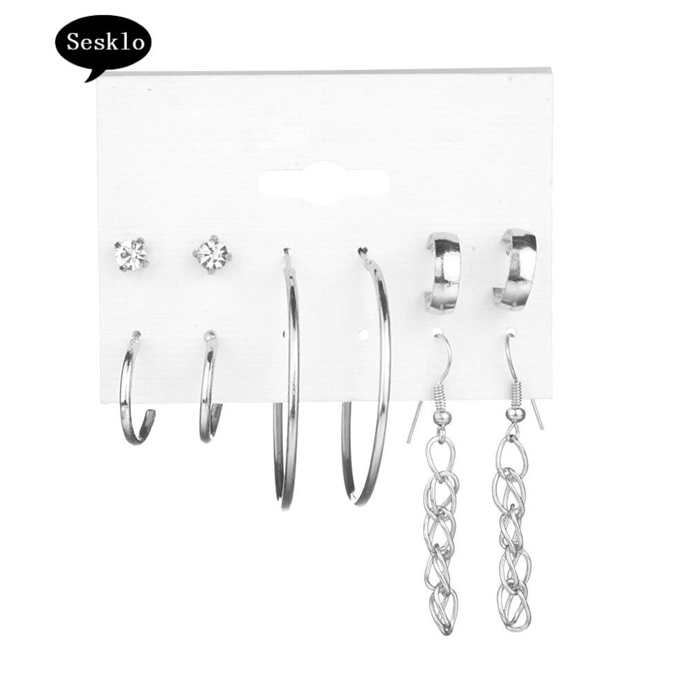 Bộ Đồ Hóa Trang Nhân Vật SK Độc Đáo☀Bộ Khuyên Tai Đính Đá Lấp Lánh Thời Trang Cho Nữ