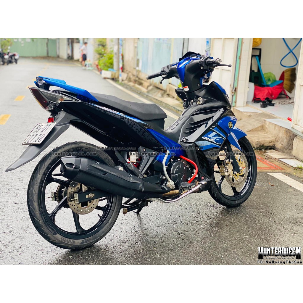 Tem rời Exciter 135 LC 2019 xanh đen, Decal chống nước, thiết kế theo yêu cầu