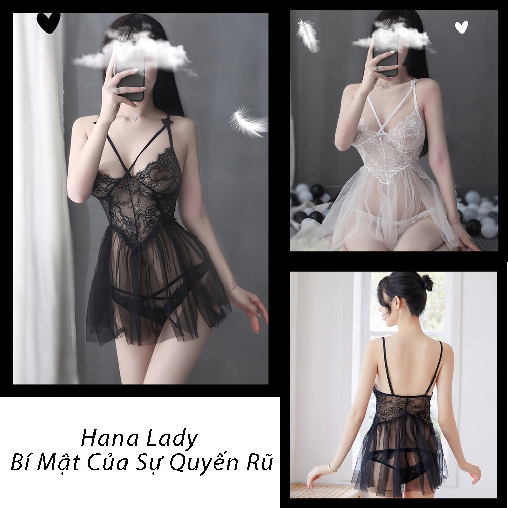 Váy ngủ xuyên thấu ren sexy quyến rũ khiêu gợi siêu mỏng VN307