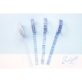 Set hình dán Washi tape 4 cuộn WS002