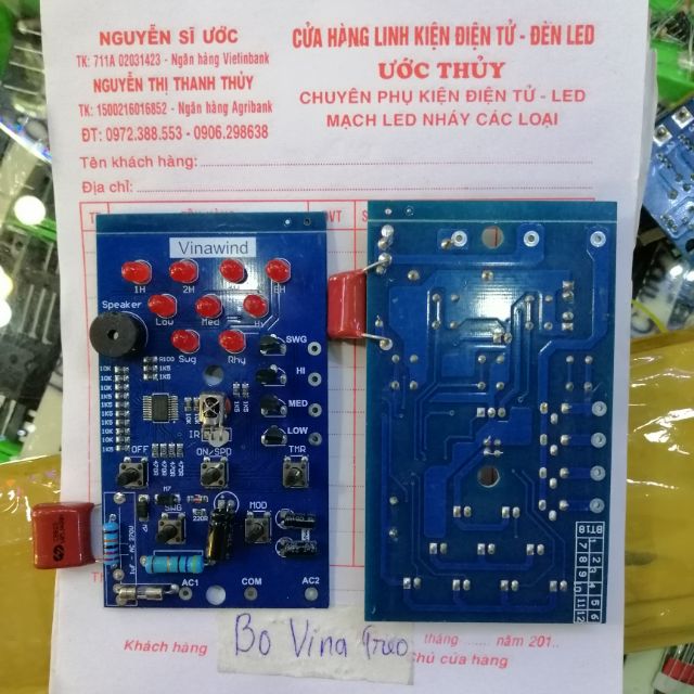 Bo quạt treo tường của vinawin