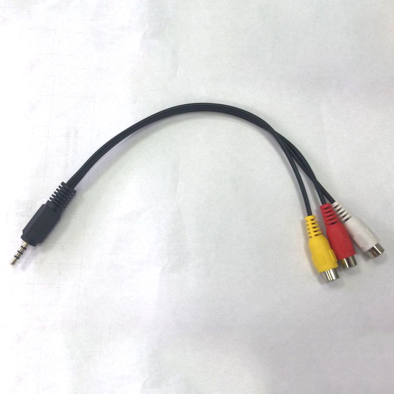 Cáp ChuyểN ĐổI Âm Thanh / Video 2.5mm Mini AV Sang 3RCA