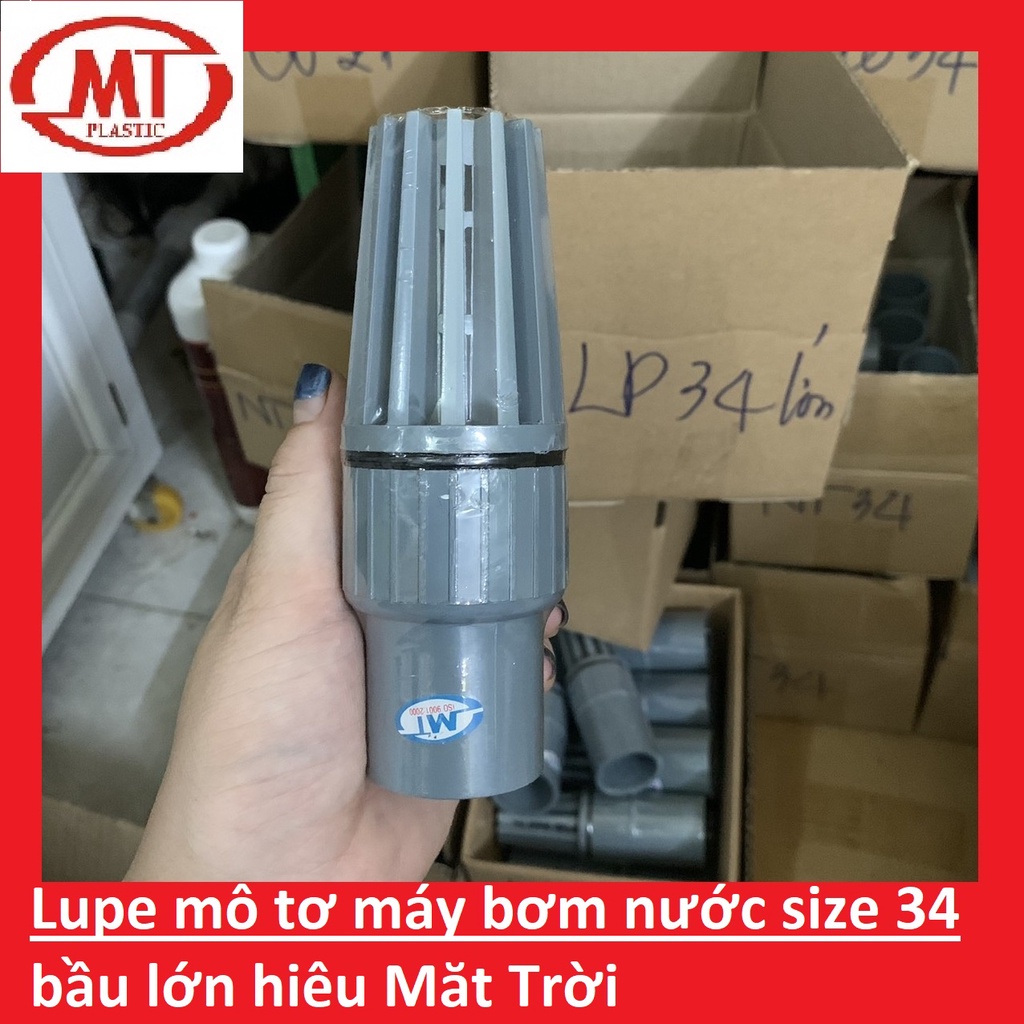 Lupe 34 bầu nhựa PVC mô tơ máy bơm nước Hiệu Mặt Trời