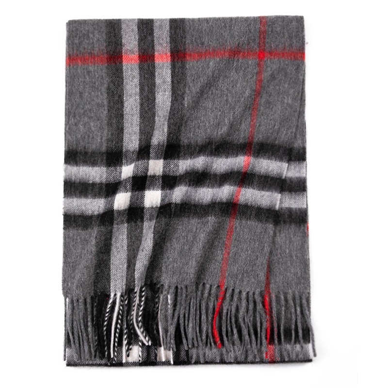 Khăn dạ ép mịn hoạ tiết kẻ thanh lịch