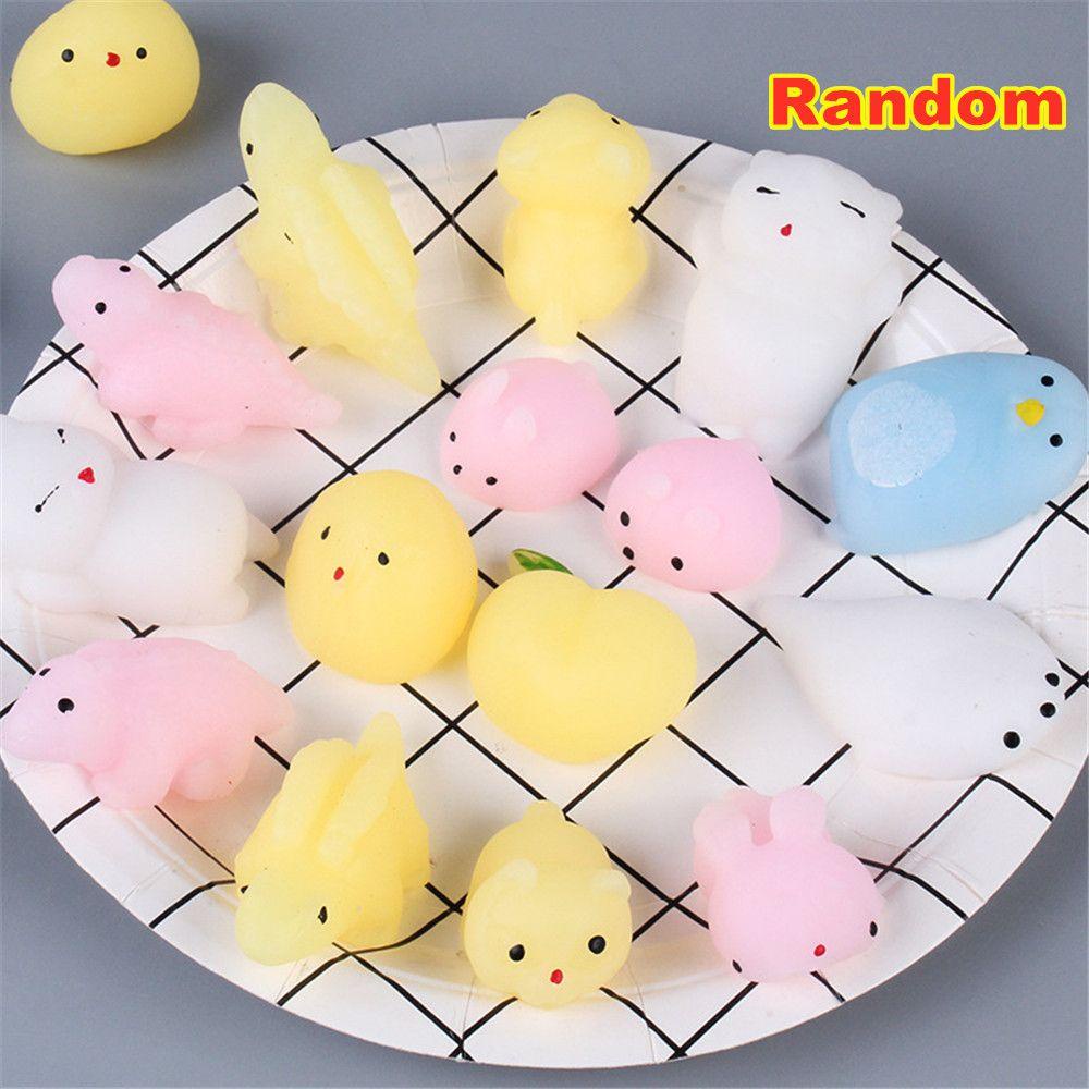 KRNY Set 1 / 5 / 10 Đồ Chơi Bóp Hình Các Con Vật Dễ Thương